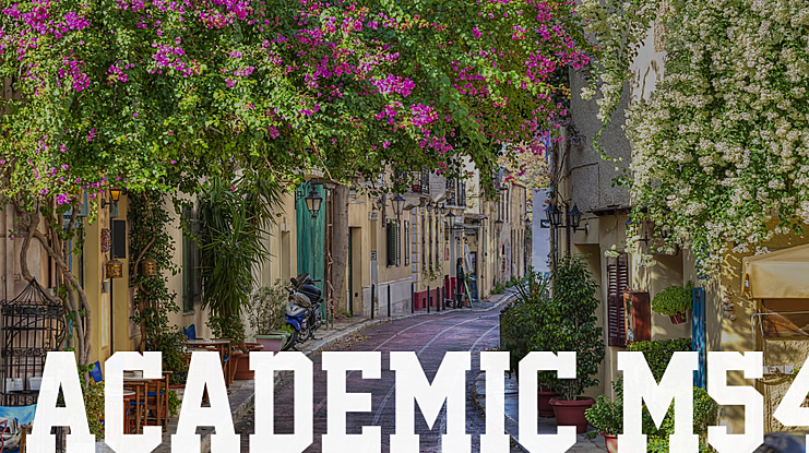 Academic M54 Font