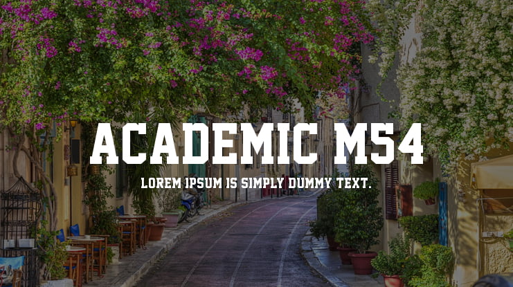 Academic M54 Font