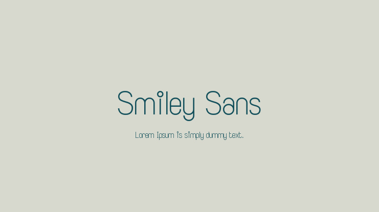 Smiley Sans Font