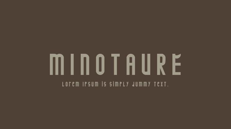 MINOTAURE Font Family