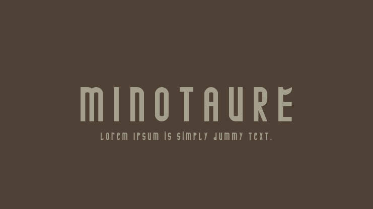 MINOTAURE Font Family