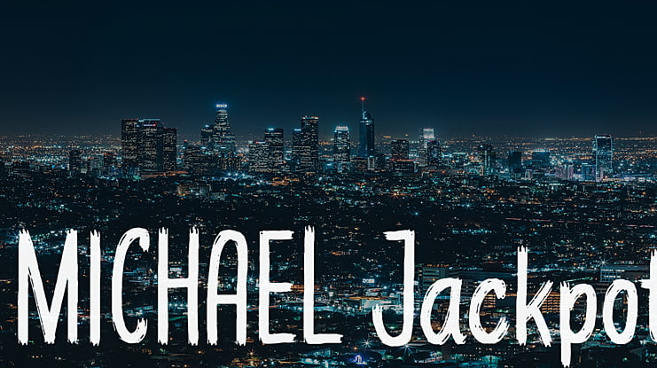 MICHAEL Jackpot Font