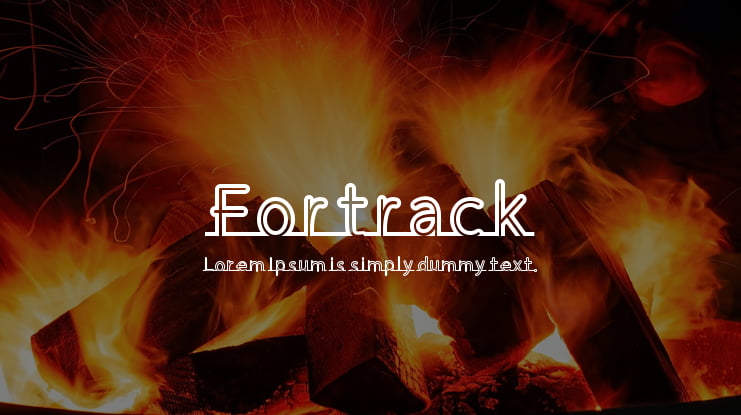 Fortrack Font Family