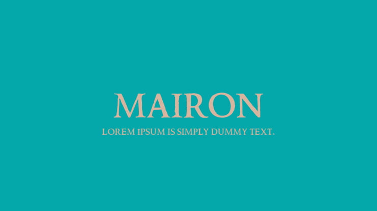 Mairon Font