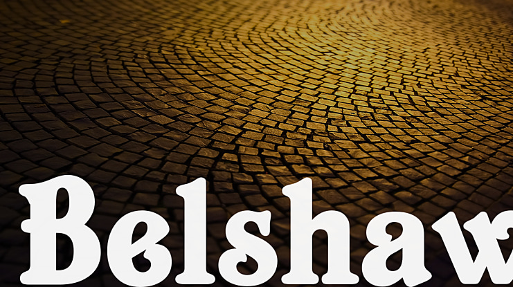 Belshaw Font