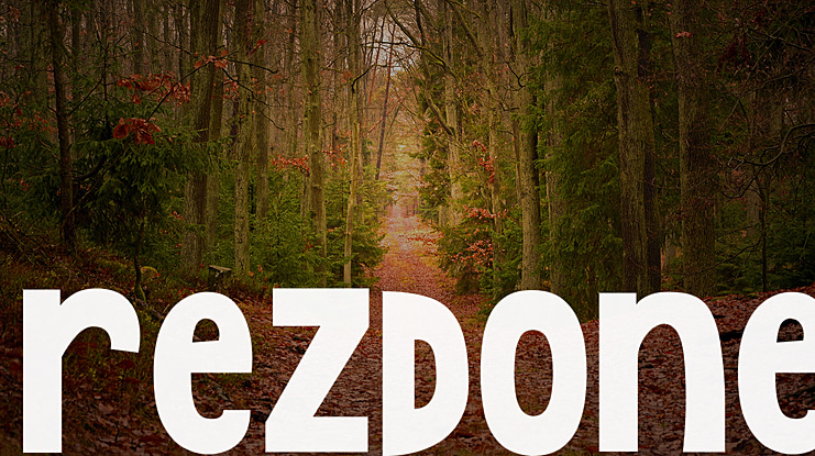 Rezdone Font