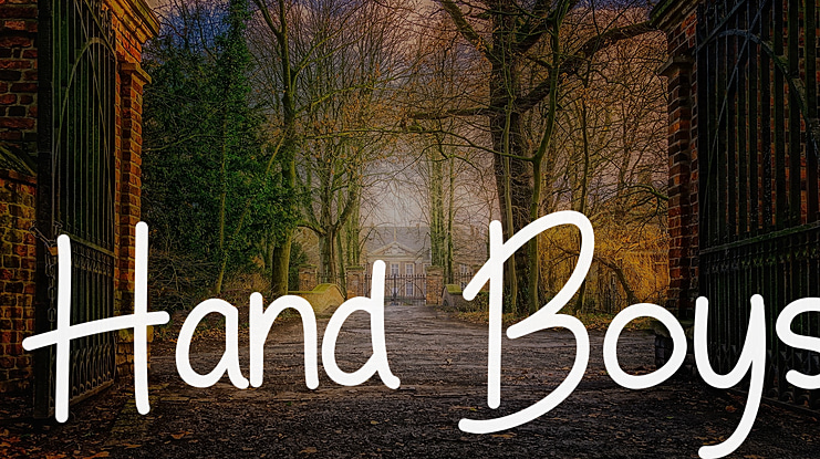Hand Boys Font