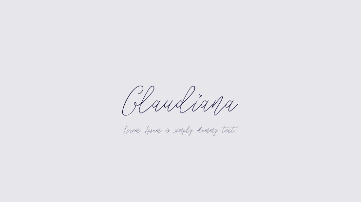 Glaudiana Font