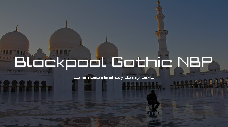 Blackpool Gothic NBP Font