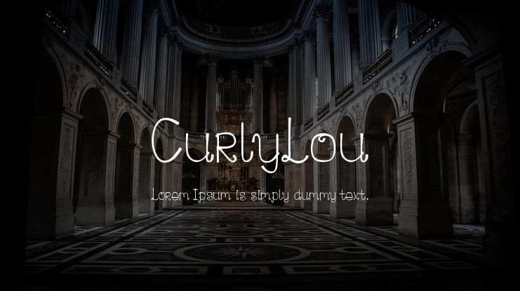 CurlyLou Font