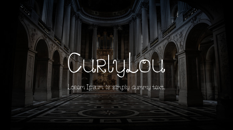 CurlyLou Font
