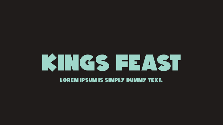 Kings Feast Font