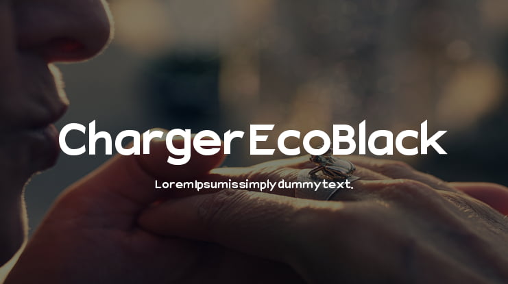 Charger EcoBlack Font Family