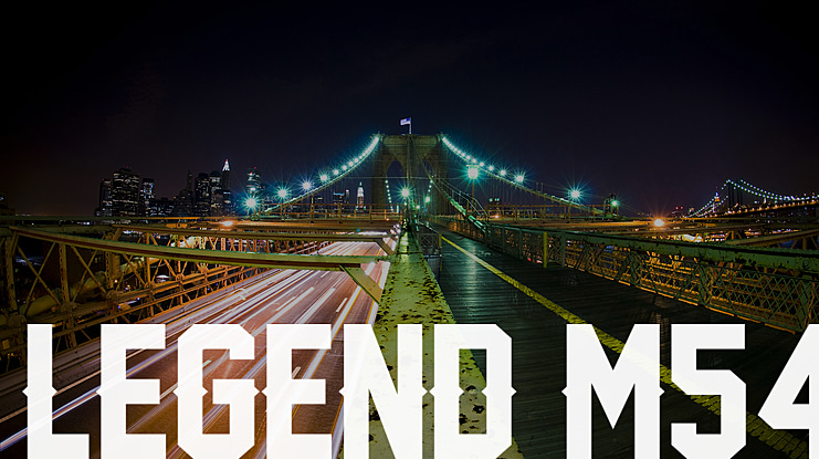 Legend M54 Font