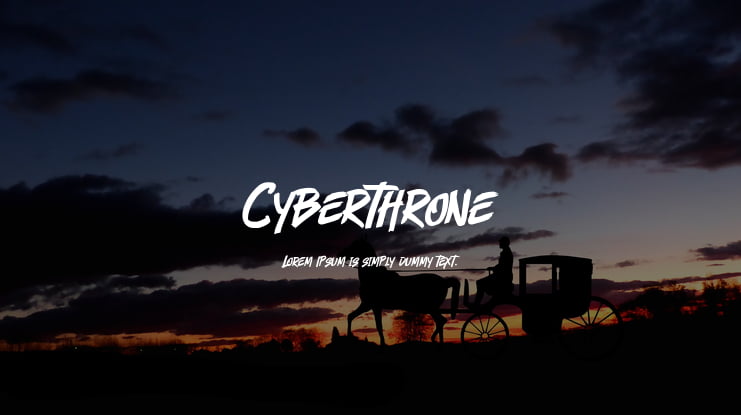 Cyberthrone Font