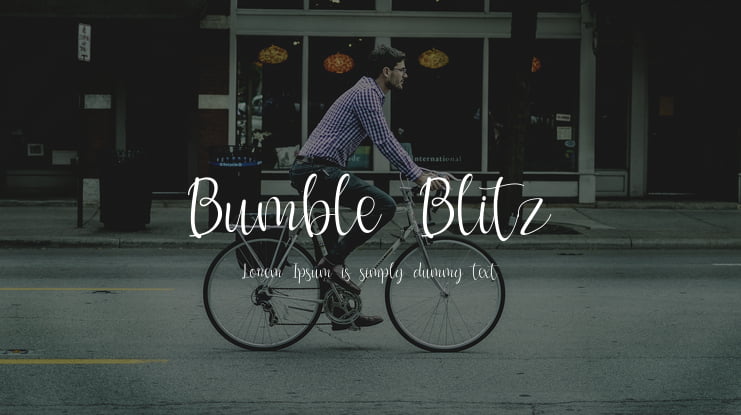 Bumble Blitz Font