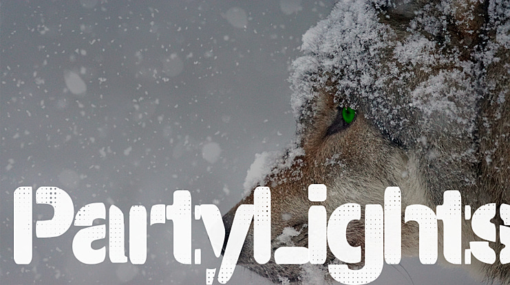 PartyLights Font