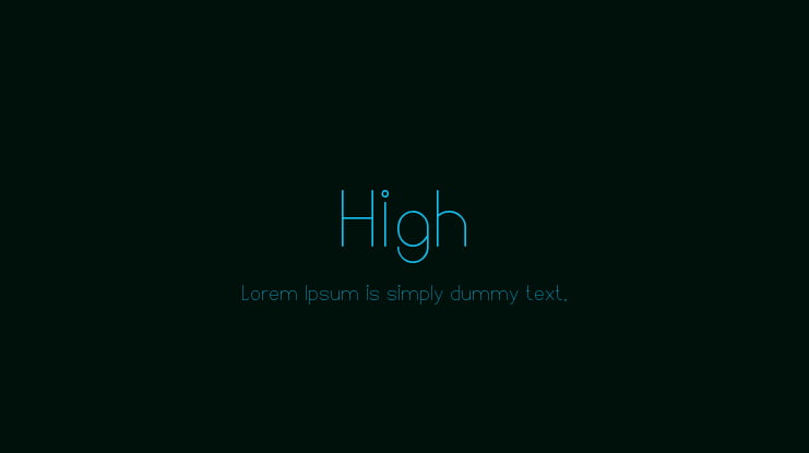 High Font