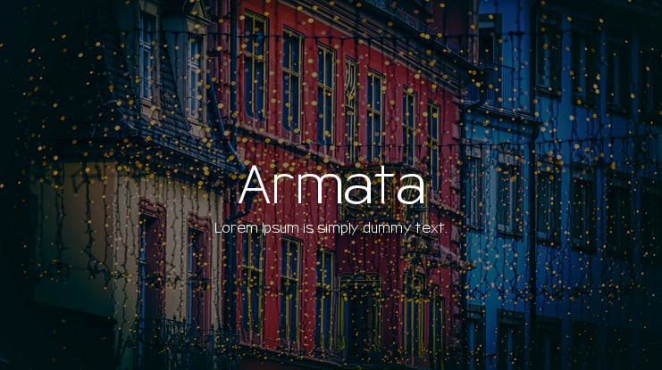 Armata Font Family
