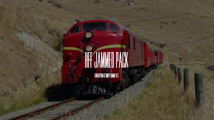 HFF Jammed Pack Font