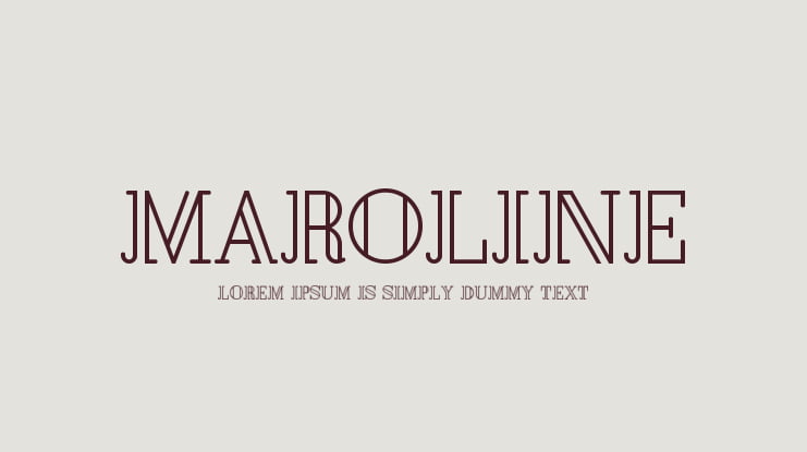 Maroline Font