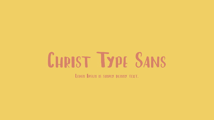 Christ Type Sans Font