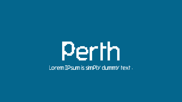 Perth Font