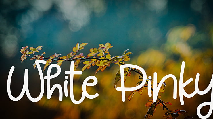 White Pinky Font