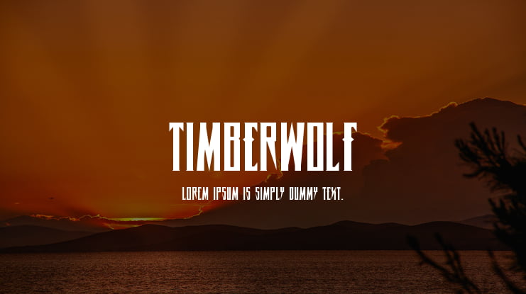 Timberwolf Font Family