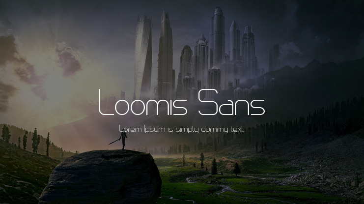 Loomis Sans Font