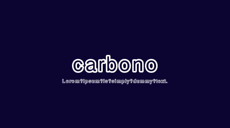 carbono Font