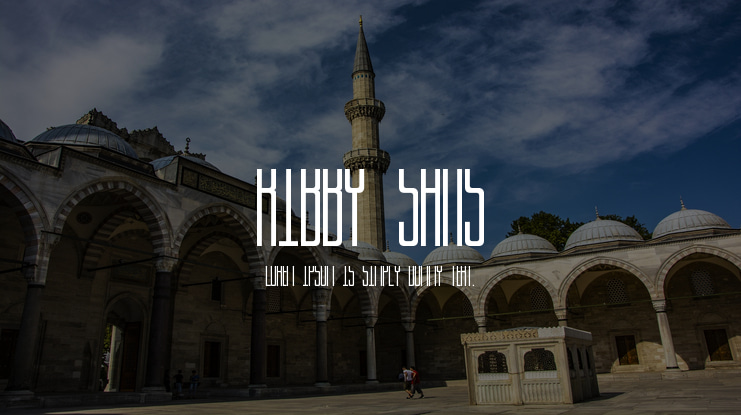 Kibby Sans Font Family