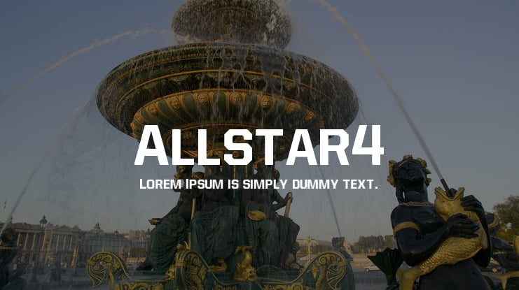 Allstar4 Font