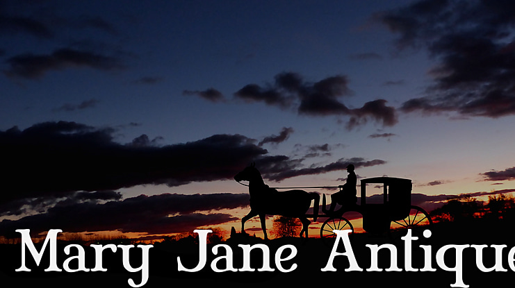 Mary Jane Antique Font Family