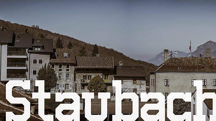 Staubach Font