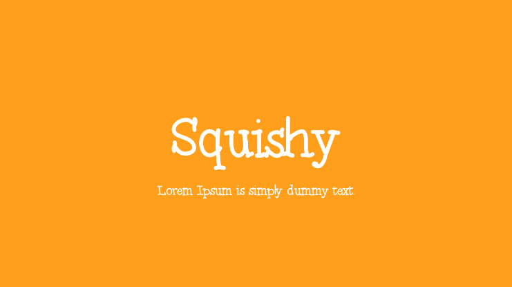 Squishy Font