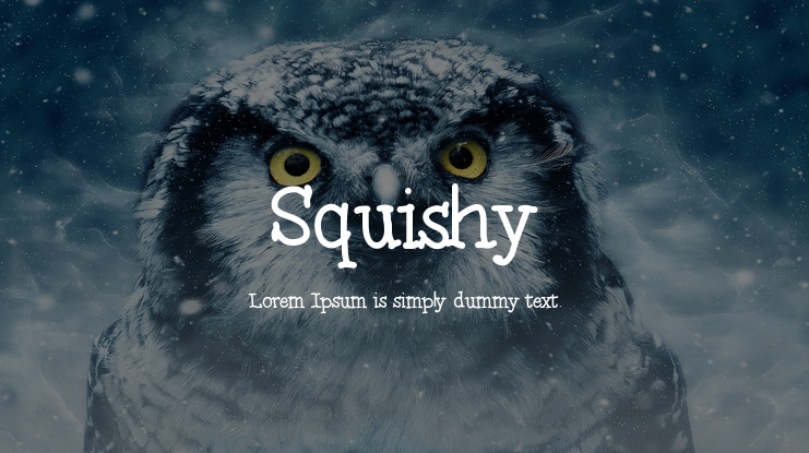Squishy Font