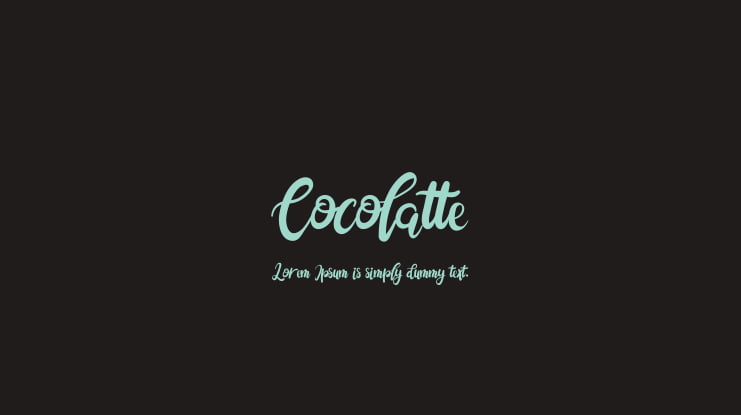 Cocolatte Font