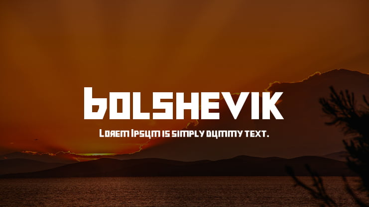 Bolshevik Font Family