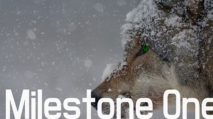 Milestone One Font