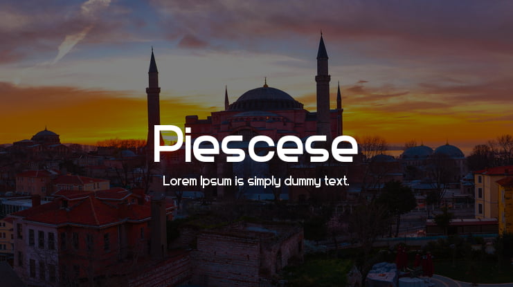 Piescese Font