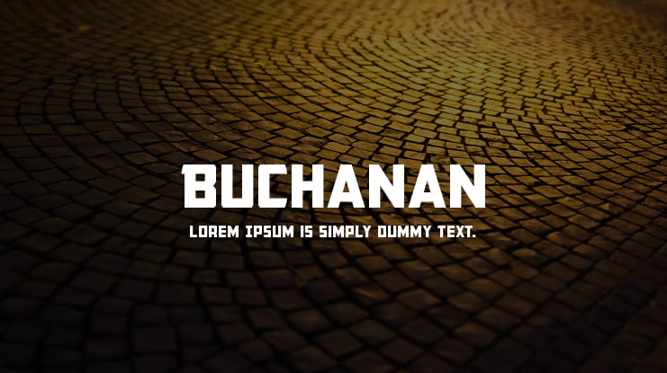 Buchanan Font Family