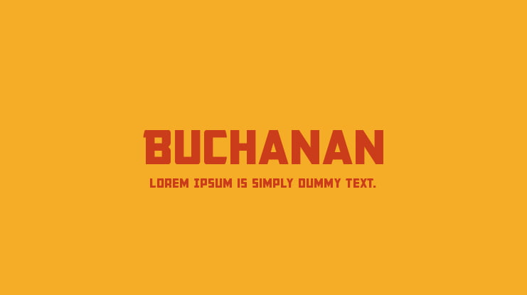 Buchanan Font Family