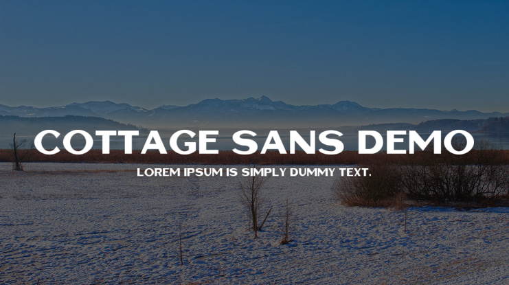 Cottage Sans DEMO Font