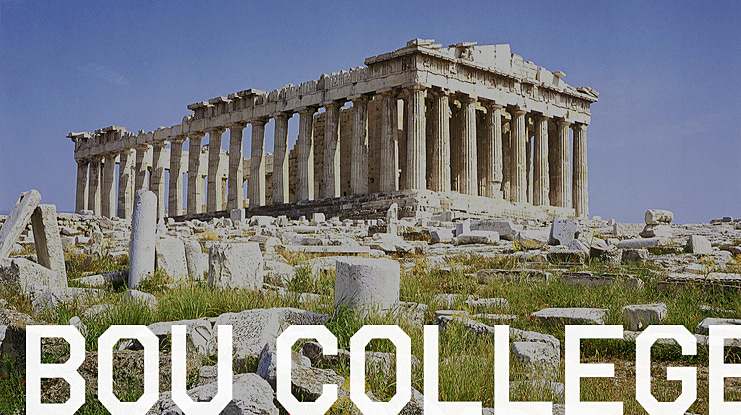 Bou College Font
