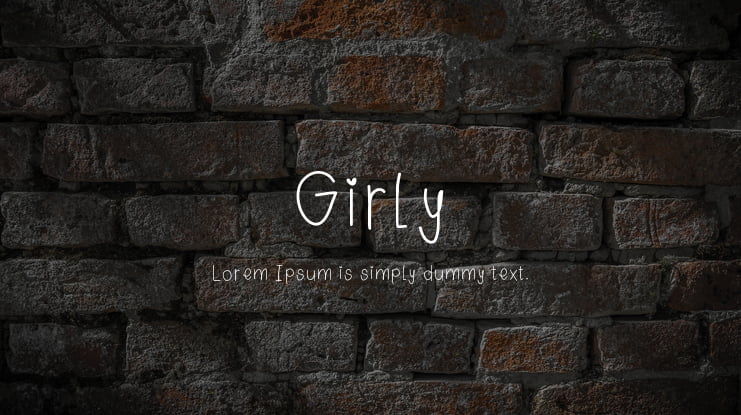 Girly Font
