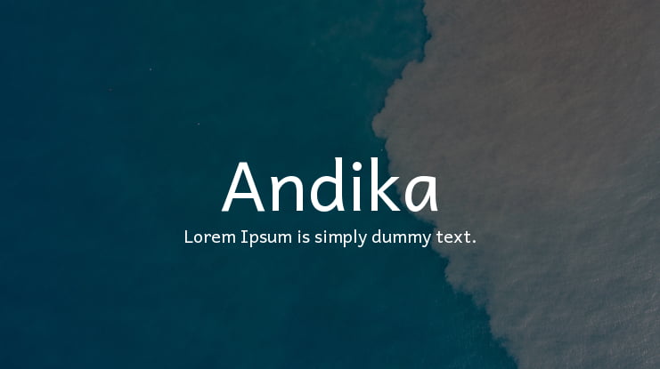 Andika Font Family