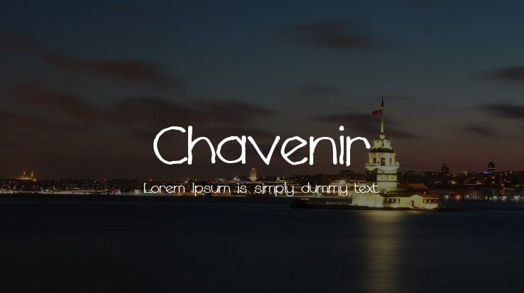 Chavenir Font Family