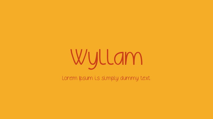 Wyllam Font