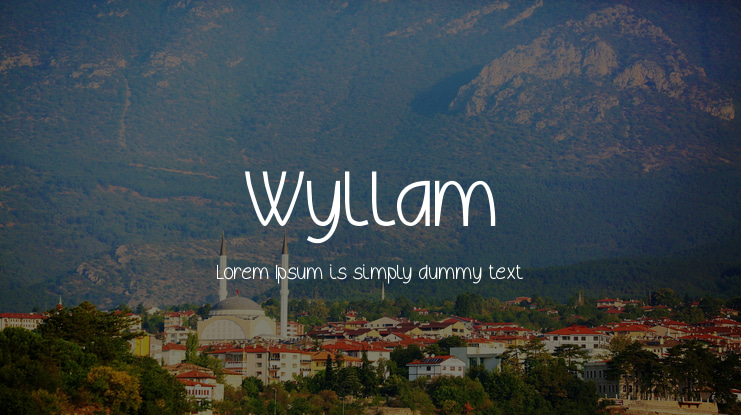 Wyllam Font